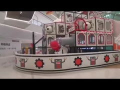 বল পুল ম্যাজিক স্লাইড সহ আকর্ষণীয় কাস্টম কিডস ইনডোর খেলার মাঠের সরঞ্জাম